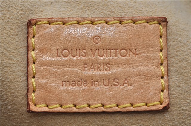 Authentic Louis Vuitton Monogram Manhattan PM Hand Bag Purse M40026 LV 9516E