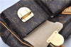 Authentic Louis Vuitton Monogram Manhattan PM Hand Bag Purse M40026 LV 9516E
