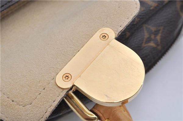 Authentic Louis Vuitton Monogram Manhattan PM Hand Bag Purse M40026 LV 9516E