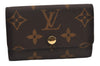 Authentic Louis Vuitton Monogram Multicles 6 Six Hooks Key Case M62630 LV 9516F