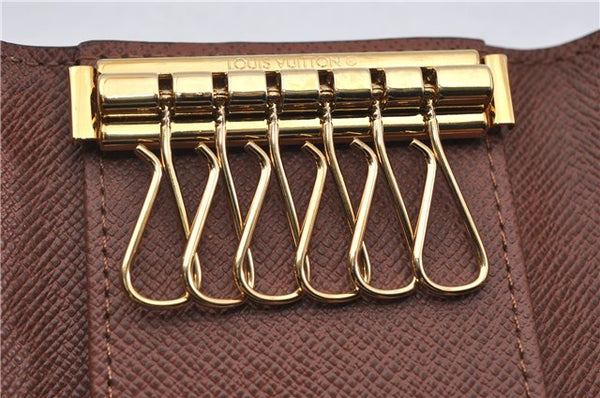 Authentic Louis Vuitton Monogram Multicles 6 Six Hooks Key Case M62630 LV 9516F