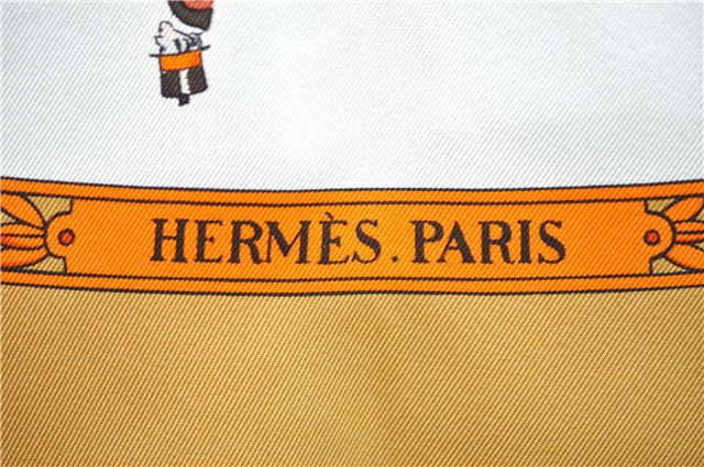 Auth HERMES Carre 90 Scarf 