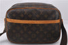 Authentic Louis Vuitton Monogram Reporter PM Shoulder Cross Bag M45254 LV 9517E