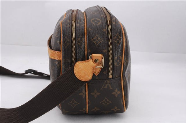 Authentic Louis Vuitton Monogram Reporter PM Shoulder Cross Bag M45254 LV 9517E