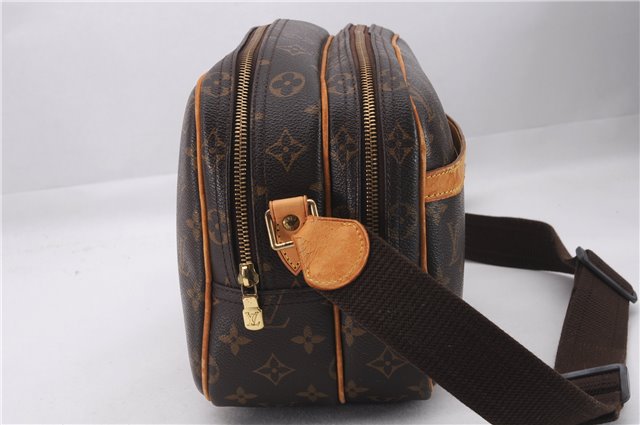 Authentic Louis Vuitton Monogram Reporter PM Shoulder Cross Bag M45254 LV 9517E