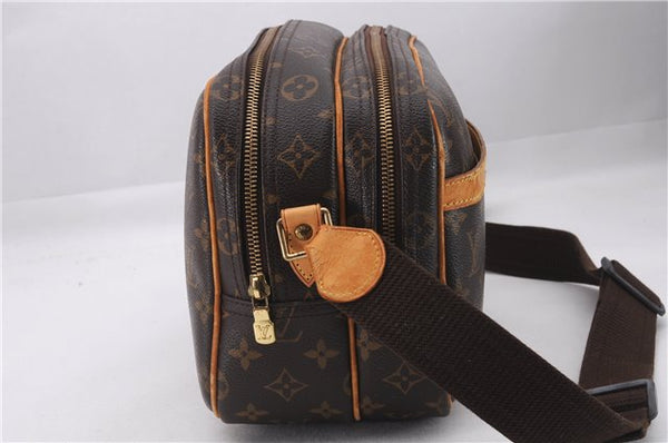 Authentic Louis Vuitton Monogram Reporter PM Shoulder Cross Bag M45254 LV 9517E