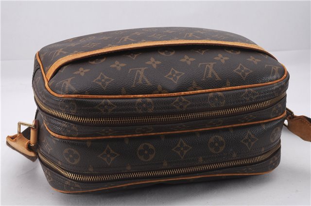Authentic Louis Vuitton Monogram Reporter PM Shoulder Cross Bag M45254 LV 9517E