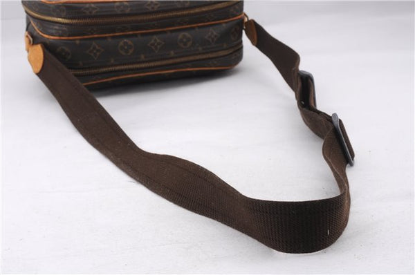 Authentic Louis Vuitton Monogram Reporter PM Shoulder Cross Bag M45254 LV 9517E