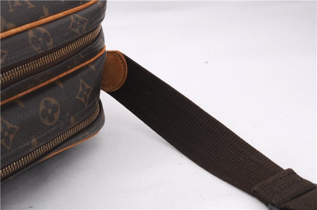 Authentic Louis Vuitton Monogram Reporter PM Shoulder Cross Bag M45254 LV 9517E