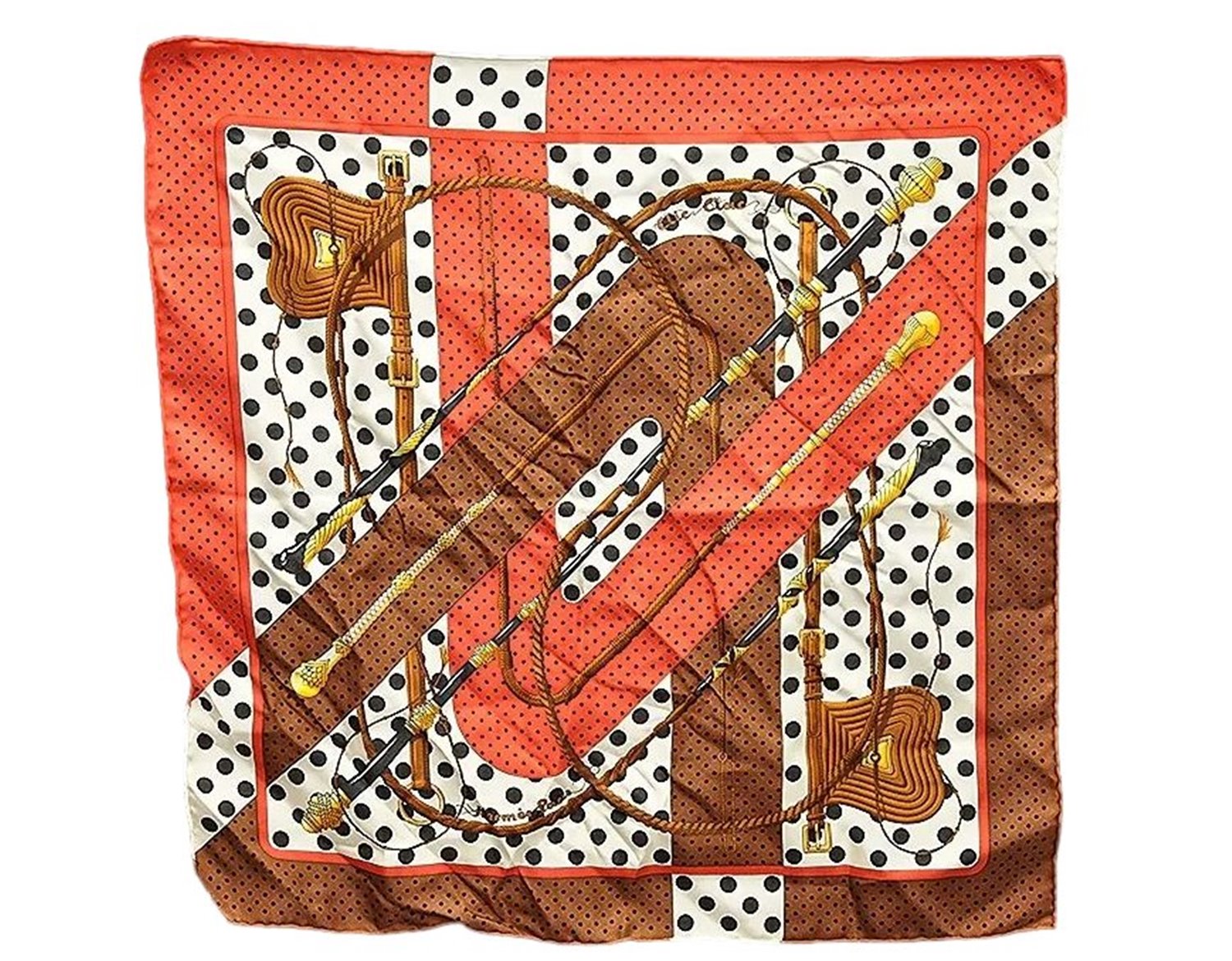 Authentic HERMES Petit Carre 40 Scarf Handkerchief 