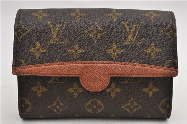 Authentic Louis Vuitton Monogram Pochette Arche Pouch Waist Bag M51975 LV 9519E