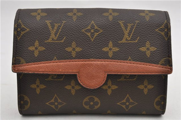 Authentic Louis Vuitton Monogram Pochette Arche Pouch Waist Bag M51975 LV 9519E