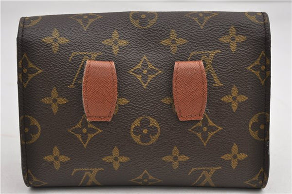 Authentic Louis Vuitton Monogram Pochette Arche Pouch Waist Bag M51975 LV 9519E