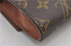Authentic Louis Vuitton Monogram Pochette Arche Pouch Waist Bag M51975 LV 9519E