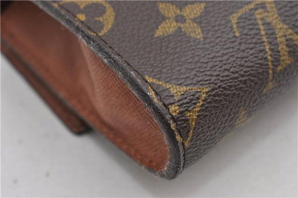Authentic Louis Vuitton Monogram Pochette Arche Pouch Waist Bag M51975 LV 9519E