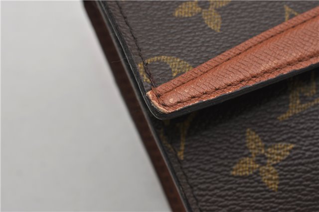 Authentic Louis Vuitton Monogram Pochette Arche Pouch Waist Bag M51975 LV 9519E