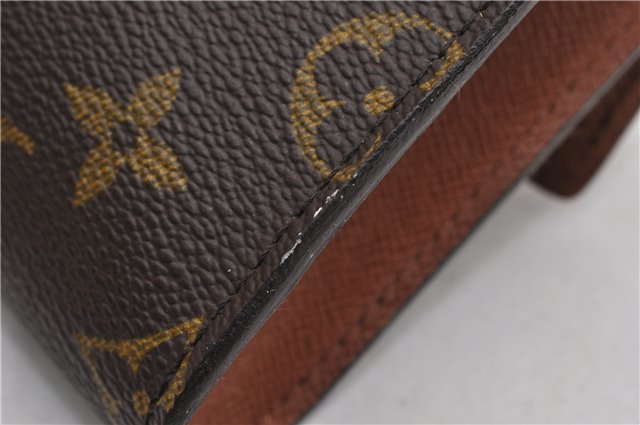 Authentic Louis Vuitton Monogram Pochette Arche Pouch Waist Bag M51975 LV 9519E