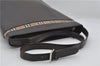 Authentic BURBERRY Leather Nova Check Canvas Shoulder Cross Body Bag Brown 9520E