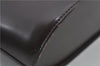 Authentic BURBERRY Leather Nova Check Canvas Shoulder Cross Body Bag Brown 9520E