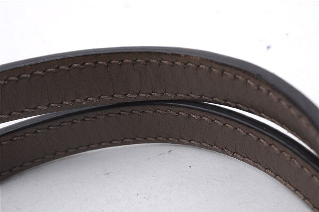 Authentic GUCCI Craft Shoulder Tote Bag Denim Leather 348715 Blue Brown 9522D