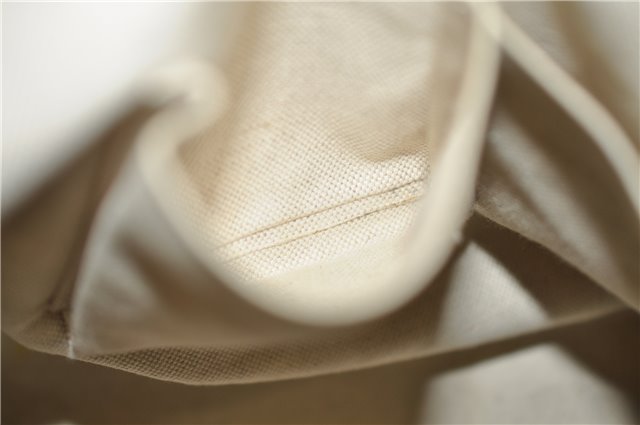 Authentic GUCCI Craft Shoulder Tote Bag Denim Leather 348715 Blue Brown 9522D