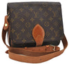 Authentic Louis Vuitton Monogram Cartouchiere MM M51253 Shoulder Cross Bag 9522E
