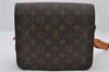 Authentic Louis Vuitton Monogram Cartouchiere MM M51253 Shoulder Cross Bag 9522E
