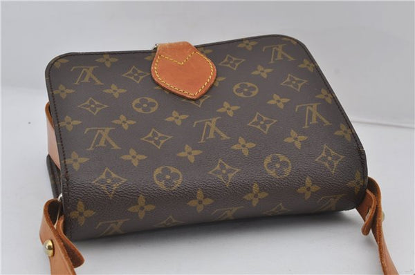 Authentic Louis Vuitton Monogram Cartouchiere MM M51253 Shoulder Cross Bag 9522E