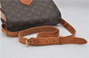 Authentic Louis Vuitton Monogram Cartouchiere MM M51253 Shoulder Cross Bag 9522E