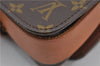 Authentic Louis Vuitton Monogram Cartouchiere MM M51253 Shoulder Cross Bag 9522E