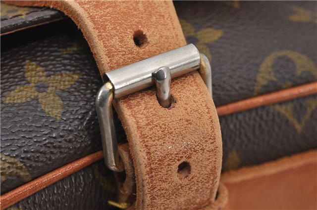 Authentic Louis Vuitton Monogram Cartouchiere MM M51253 Shoulder Cross Bag 9522E