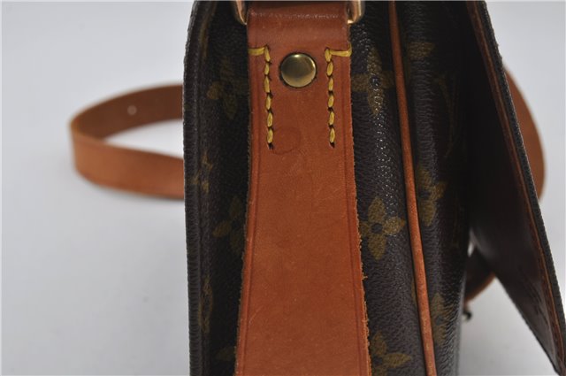 Authentic Louis Vuitton Monogram Cartouchiere MM M51253 Shoulder Cross Bag 9522E