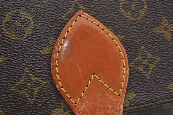 Authentic Louis Vuitton Monogram Cartouchiere MM M51253 Shoulder Cross Bag 9522E