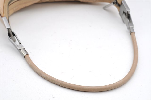 Authentic GUCCI Shoulder Hand Bag Purse GG Canvas Leather 01234 Beige 9523F