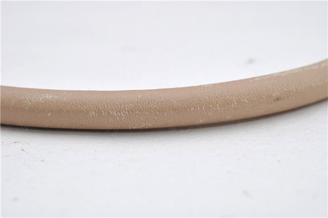 Authentic GUCCI Shoulder Hand Bag Purse GG Canvas Leather 01234 Beige 9523F