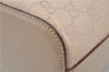 Authentic GUCCI Shoulder Hand Bag Purse GG Canvas Leather 01234 Beige 9523F