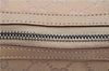 Authentic GUCCI Shoulder Hand Bag Purse GG Canvas Leather 01234 Beige 9523F