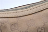 Authentic GUCCI Shoulder Hand Bag Purse GG Canvas Leather 01234 Beige 9523F