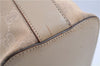 Authentic GUCCI Shoulder Hand Bag Purse GG Canvas Leather 01234 Beige 9523F
