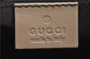 Authentic GUCCI Shoulder Hand Bag Purse GG Canvas Leather 01234 Beige 9523F