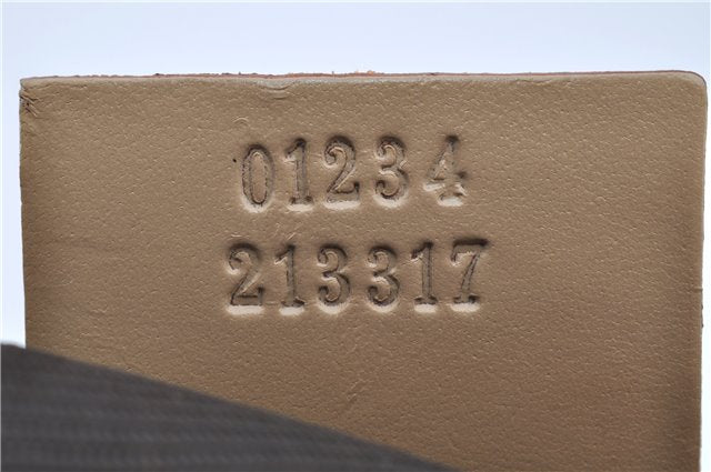Authentic GUCCI Shoulder Hand Bag Purse GG Canvas Leather 01234 Beige 9523F