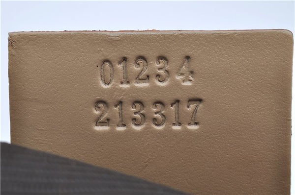 Authentic GUCCI Shoulder Hand Bag Purse GG Canvas Leather 01234 Beige 9523F