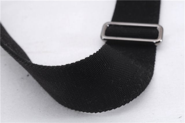 Authentic GUCCI GG Imprime Shoulder Cross Bag GG PVC Leather 201732 Black 9525D