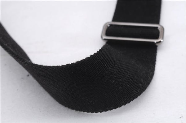 Authentic GUCCI GG Imprime Shoulder Cross Bag GG PVC Leather 201732 Black 9525D