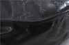 Authentic GUCCI GG Imprime Shoulder Cross Bag GG PVC Leather 201732 Black 9525D