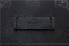 Authentic GUCCI GG Imprime Shoulder Cross Bag GG PVC Leather 201732 Black 9525D