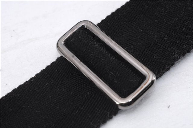 Authentic GUCCI GG Imprime Shoulder Cross Bag GG PVC Leather 201732 Black 9525D