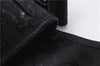 Authentic GUCCI GG Imprime Shoulder Cross Bag GG PVC Leather 201732 Black 9525D