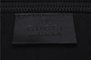 Authentic GUCCI GG Imprime Shoulder Cross Bag GG PVC Leather 201732 Black 9525D