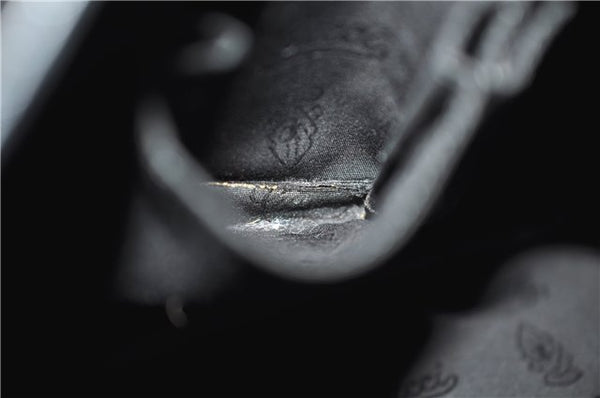 Authentic GUCCI GG Imprime Shoulder Cross Bag GG PVC Leather 201732 Black 9525D